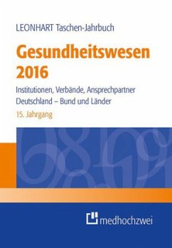 Cover Leonhart Taschen-Jahrbuch Gesundheitswesen 2016