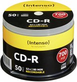 1x50 Intenso CD-R 80 / 700MB 52x Speed, Cakebox