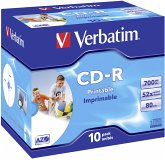 1x10 Verbatim Data Life Plus JC CD-R 80 / 700MB, 52x, printable