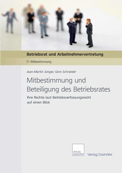 Mitbestimmung und Beteiligung des Betriebsrates (eBook, ePUB) - Gebel, Carsten; Jünger, Jean-Martin