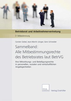 Sammelband: Alle Mitbestimmungsrechte des Betriebsrates laut BetrVG (eBook, PDF) - Gebel, Carsten; Jünger, Jean-Martin; Schneider, Gero