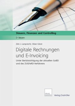 Cover Digitale Rechnungen und E-Invoicing (eBook, PDF)