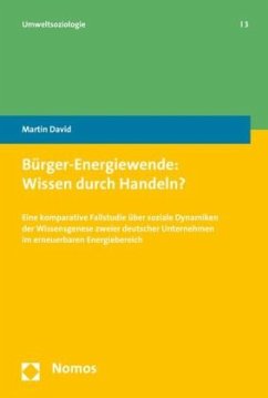 Bürger-Energiewende: Wissen durch Handeln? - David, Martin