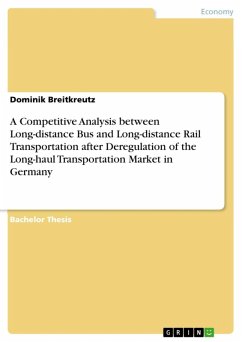 A Competitive Analysis between Long-distance Bus and Long-distance Rail Transportation after Deregulation of the Long-haul Transportation Market in Germany (eBook, ePUB)