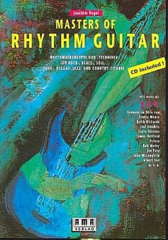 Masters of Rhythm Guitar (+CD): Rhythmuskonzepte und Techniken für Funk, Reggae, Jazz, Rock and Blues