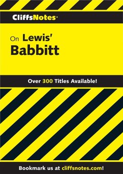 Cover CliffsNotes on Lewis' Babbitt (eBook, ePUB)