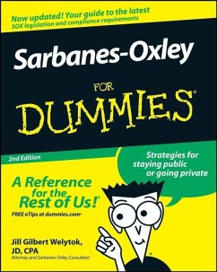 Sarbanes-Oxley For Dummies (eBook, PDF) - Welytok, Jill Gilbert