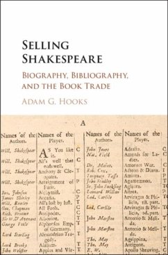Selling Shakespeare (eBook, PDF) - Hooks, Adam G.