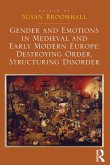 Gender and Emotions in Medieval and Early Modern Europe: Destroying Order, Structuring Disorder (eBook, ePUB)