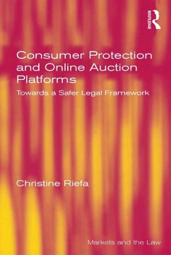 Cover Consumer Protection and Online Auction Platforms (eBook, PDF)