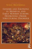 Gender and Emotions in Medieval and Early Modern Europe: Destroying Order, Structuring Disorder (eBook, PDF)