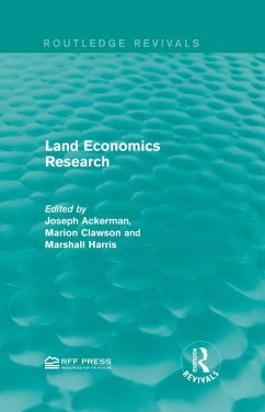 Cover Land Economics Research (eBook, ePUB)