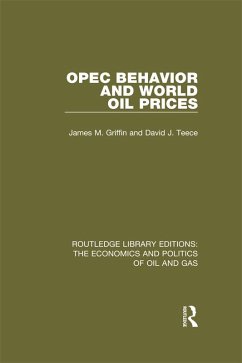 OPEC Behaviour and World Oil Prices (eBook, ePUB) - Griffin, James M.; Teece, David J.