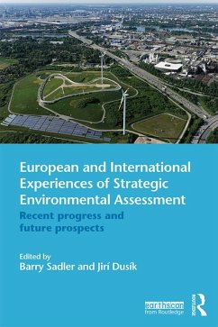 Cover European and International Experiences of Strategic Environmental Assessment (eBook, ePUB)