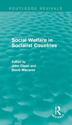 Social Welfare in Socialist Countries (eBook, PDF)