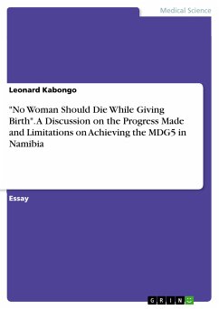 &quote;No Woman Should Die While Giving Birth&quote;. A Discussion on the Progress Made and Limitations on Achieving the MDG5 in Namibia (eBook, PDF)