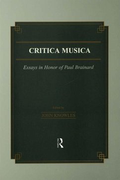 Critica Musica (eBook, ePUB) - Knowles, J.