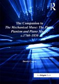 The Companion to The Mechanical Muse: The Piano, Pianism and Piano Music, c.1760-1850 (eBook, ePUB) The Companion to The Mechanical Muse: The Piano, Pianism and Piano Music, c.1760-1850 (eBook, ePUB)