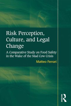 Risk Perception, Culture, and Legal Change (eBook, PDF) - Ferrari, Matteo
