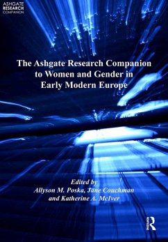 Cover The Ashgate Research Companion to Women and Gender in Early Modern Europe (eBook, PDF)