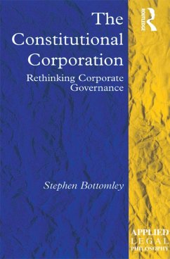 The Constitutional Corporation (eBook, PDF) - Bottomley, Stephen