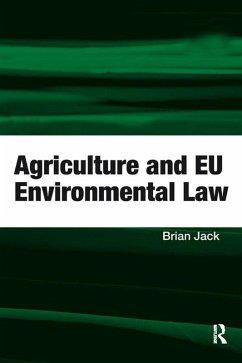Cover Agriculture and EU Environmental Law (eBook, ePUB)