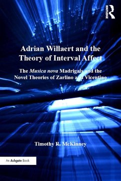 Cover Adrian Willaert and the Theory of Interval Affect (eBook, PDF)