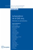 Jurisprudence de la CJUE 2015 (eBook, ePUB)