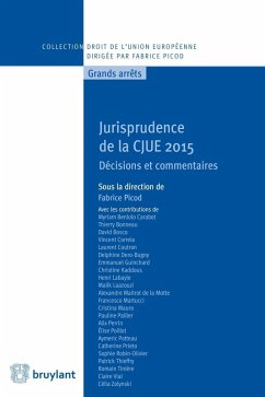 Cover Jurisprudence de la CJUE 2015 (eBook, ePUB)