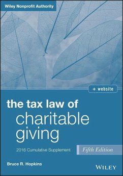 The Tax Law of Charitable Giving, 2016 Cumulative Supplement (eBook, ePUB) - Hopkins, Bruce R.