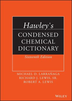Hawley's Condensed Chemical Dictionary (eBook, ePUB) - Lewis, Robert A.