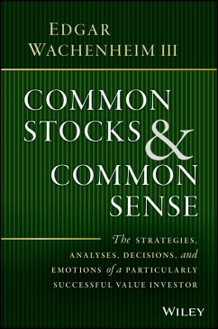 Common Stocks and Common Sense (eBook, ePUB) - Wachenheim, Edgar