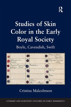 Cover Studies of Skin Color in the Early Royal Society (eBook, ePUB)