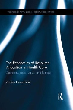 Cover The Economics of Resource Allocation in Health Care (eBook, ePUB)