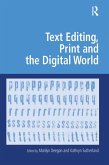 Text Editing, Print and the Digital World (eBook, ePUB)