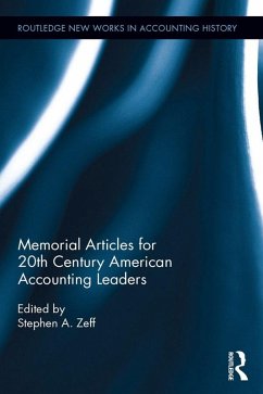 Cover Memorial Articles for 20th Century American Accounting Leaders (eBook, PDF)