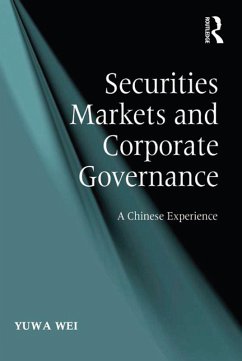 Securities Markets and Corporate Governance (eBook, PDF) - Wei, Yuwa