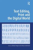Text Editing, Print and the Digital World (eBook, PDF)