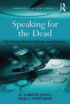 Speaking for the Dead (eBook, PDF) - Jones, D. Gareth; Whitaker, Maja I.
