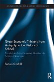Great Economic Thinkers from Antiquity to the Historical School (eBook, ePUB)