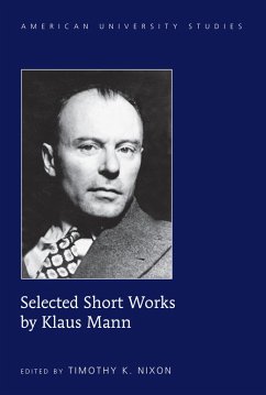 Selected Short Works by Klaus Mann (eBook, PDF)