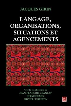 Cover Langage, organisations, situations et agencements (eBook, PDF)