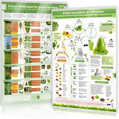 [2er Set] Essbare Wildkräuter für Grüne Smoothies Teil 1 und Grüne Smoothies in 5 Minuten (2024), m. 1 Karte - Zenz, Alfred; Cremer, Samuel