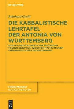 Die kabbalistische Lehrtafel der Antonia von Württemberg - Gruhl, Reinhard