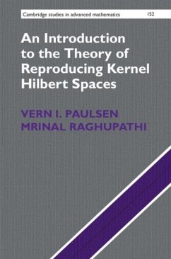 Introduction to the Theory of Reproducing Kernel Hilbert Spaces (eBook, PDF) - Paulsen, Vern I.