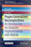 Proper Generalized Decompositions (eBook, PDF)