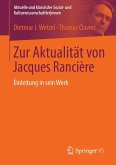 Zur Aktualität von Jacques Rancière (eBook, PDF)