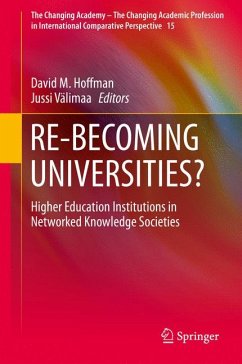 RE-BECOMING UNIVERSITIES? (eBook, PDF)