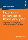 Beobachtungsmöglichkeiten im Domain Name System (eBook, PDF)