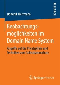 Cover Beobachtungsmöglichkeiten im Domain Name System (eBook, PDF)